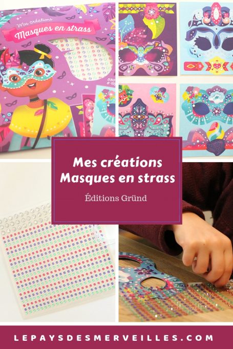 Mes créations Masques en strass Grund