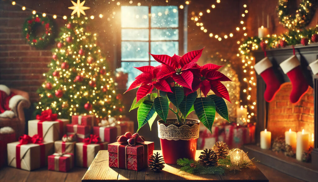 comment entretenir un poinsettia, étoile de Noël 