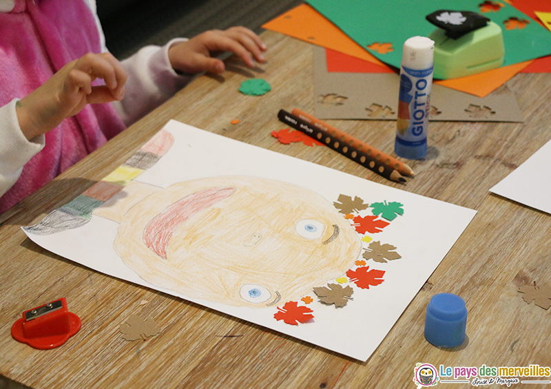 Visage dessiné par un enfant