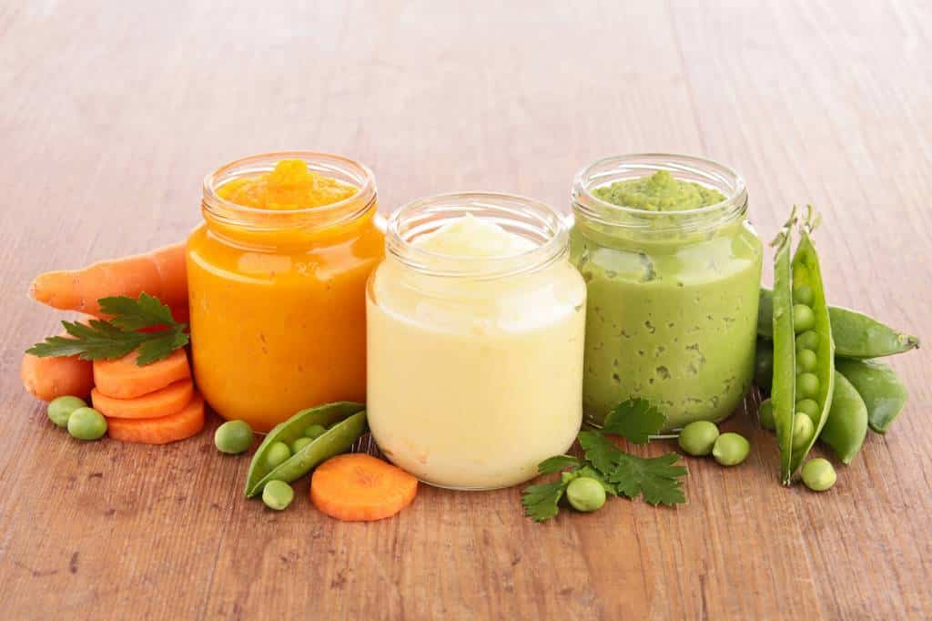 Bébé purée de légumes