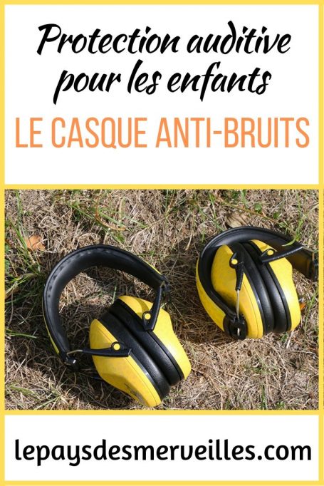 Casque anti-bruits pour les enfants dès 3 ans