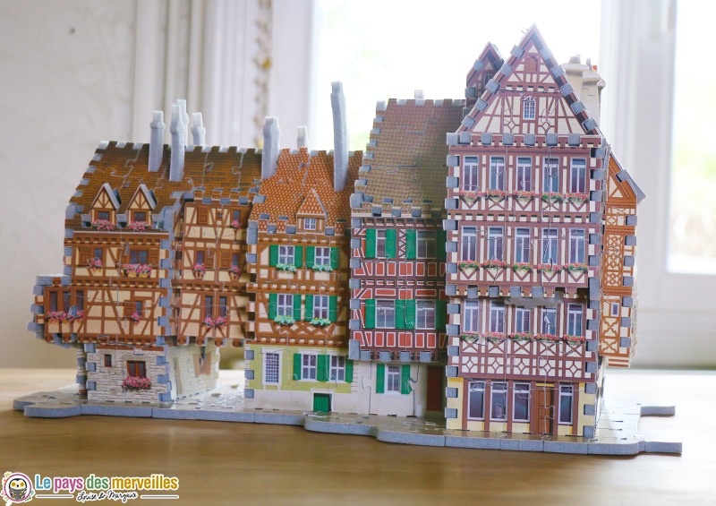 Puzzle 3D maison d'Alsace