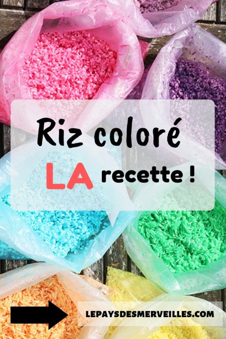 recette du riz coloré