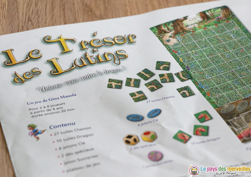 Règle du jeu Le trésor des lutins