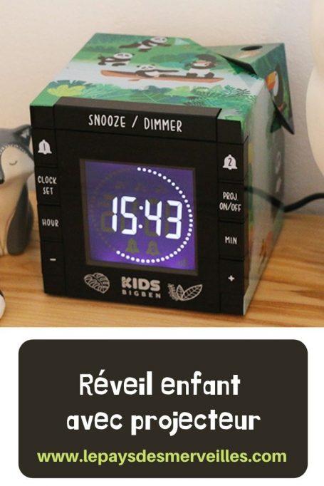 Réveil enfant avec projecteur