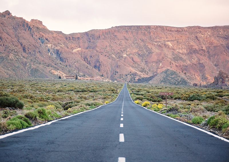 paysage route Tenerife