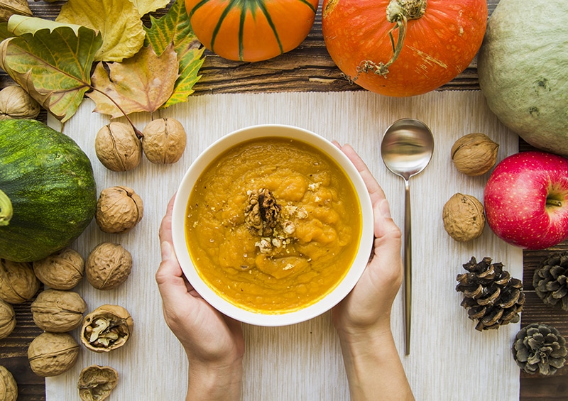 Recettes soupes automne