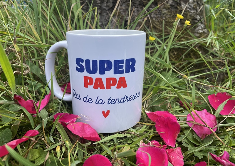 Mug personnalisé Super papa