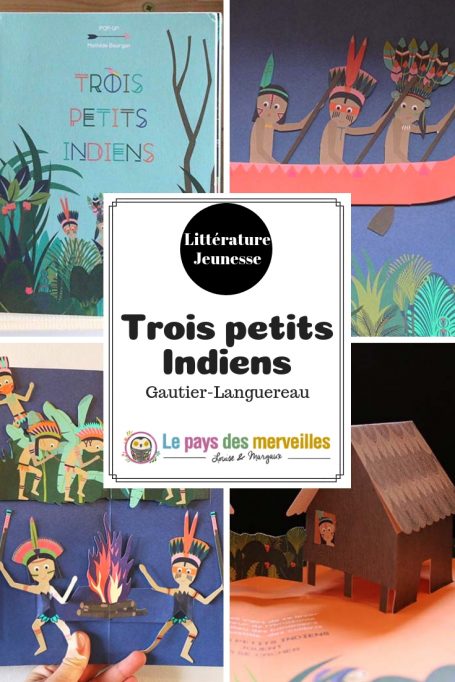 Trois petits indiens, livre pop-up